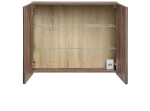 SANTA FE Taupe 84-80-2D skrinka so zrkadlom 80 cm