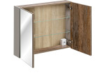 SANTA FE Taupe 84-80-2D skrinka so zrkadlom 80 cm