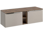SANTA FE Taupe 82-140-B-2S-DV skrinka pod umývadlo 140 cm