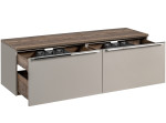 SANTA FE Taupe 82-160-B-2S-DV skrinka pod umývadlo 160 cm