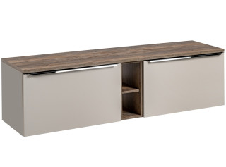 SANTA FE Taupe 82-180-B-2S-DV skrinka pod umývadlo 180 cm SANTA FE Taupe 82-180-B-2S-DV skrinka pod umývadlo 180 cm