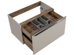 SANTA FE Taupe 82-80-B-2S skrinka pod umývadlo 80 cm