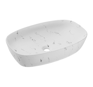 MEGI biele vrchné umývadlo na dosku