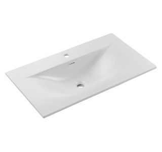 SKY 1 80-DP-8099 zápustné umývadlo 80x46 cm, biele matné