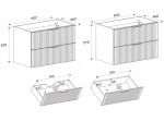 XILO 82-120-DW skrinka pod umývadlo 120 cm