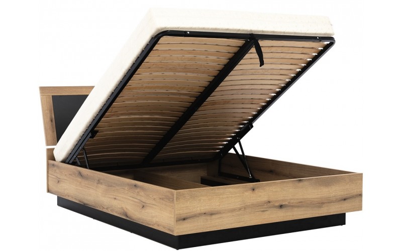 ARIS AS14/180SP, posteľ 180x200cm s výklopným roštom s úl. priestorom