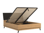 ATE AT15/160SP, manželská posteľ 160x200 cm s úložným priestorom a roštom