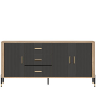 DANTE antracit DT07 komoda