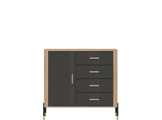 DANTE antracit DT08 komoda