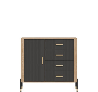 DANTE antracit DT08 komoda