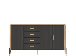 DANTE antracit DT10 komoda