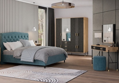 DANTE antracit, nábytok do spálne