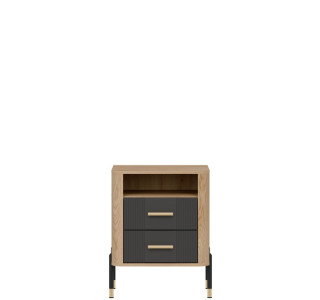 DANTE antracit DT22 nočný stolík