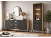 DANTE antracit sektorový nábytok