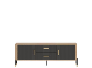 DANTE antracit DT01, skrinka pod TV