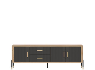 DANTE antracit DT02, skrinka pod TV