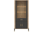 DANTE antracit DT14 vitrína