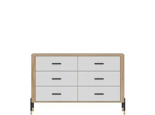 DANTE biela DT04 komoda so zásuvkami