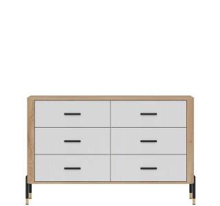 DANTE biela DT04 komoda so zásuvkami