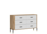 DANTE biela DT04 komoda so zásuvkami