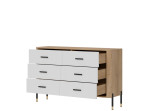 DANTE biela DT04 komoda so zásuvkami