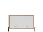 DANTE biela DT04 komoda so zásuvkami