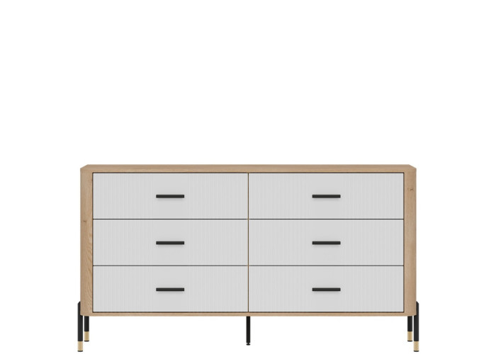 DANTE biela DT05 komoda so zásuvkami