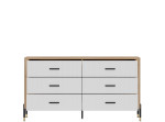 DANTE biela DT05 komoda so zásuvkami