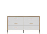 DANTE biela DT05 komoda so zásuvkami