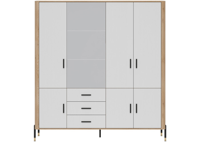 DANTE biela DT17 šatníkovo-policová skriňa