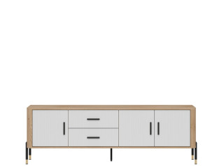 DANTE biela DT02, skrinka pod TV