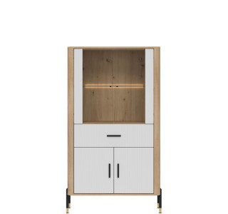 DANTE biela DT12 vitrína