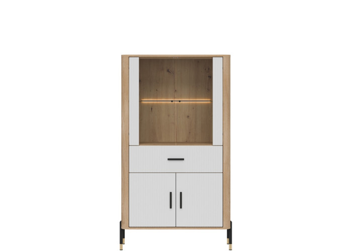 DANTE biela DT12 vitrína