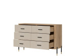 DANTE kašmír DT04 komoda so zásuvkami