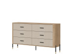 DANTE kašmír DT05 komoda so zásuvkami