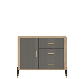 DANTE sivá DT03 komoda