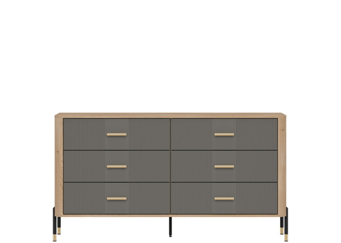 DANTE sivá DT05 komoda so zásuvkami DANTE sivá DT05 komoda so zásuvkami