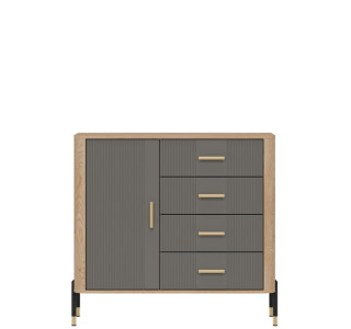 DANTE sivá DT08 komoda