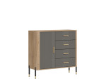 DANTE sivá DT08 komoda