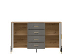 DANTE sivá DT09 komoda DANTE sivá DT09 komoda