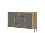 DANTE sivá DT09 komoda DANTE sivá DT09 komoda