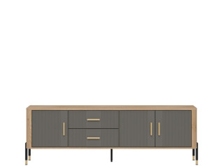 DANTE sivá DT02, skrinka pod TV