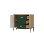 DANTE zelená DT03 komoda