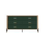 DANTE zelená DT05 komoda so zásuvkami