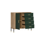 DANTE zelená DT08 komoda