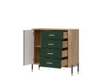 DANTE zelená DT08 komoda