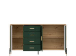 DANTE zelená DT10 komoda DANTE zelená DT10 komoda