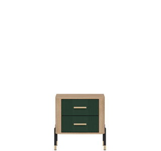 DANTE zelená DT21 nočný stolík