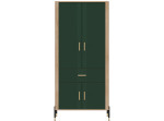 DANTE zelená DT16 šatníková skriňa
