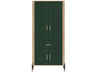 DANTE zelená DT16 šatníková skriňa